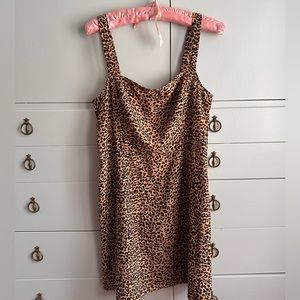 BP/Nordstrom Tank Top Cheetah Mini Dress (Animal Print)